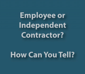 Employee or independent contractor